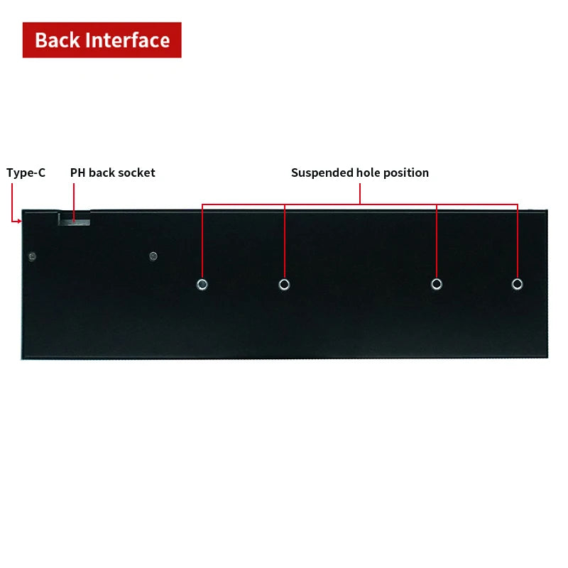 8.8 Inch IPS Type C Secondary Screen – USB-C Interface CPU, GPU, RAM Display, No Need for AIDA64 Monitoring