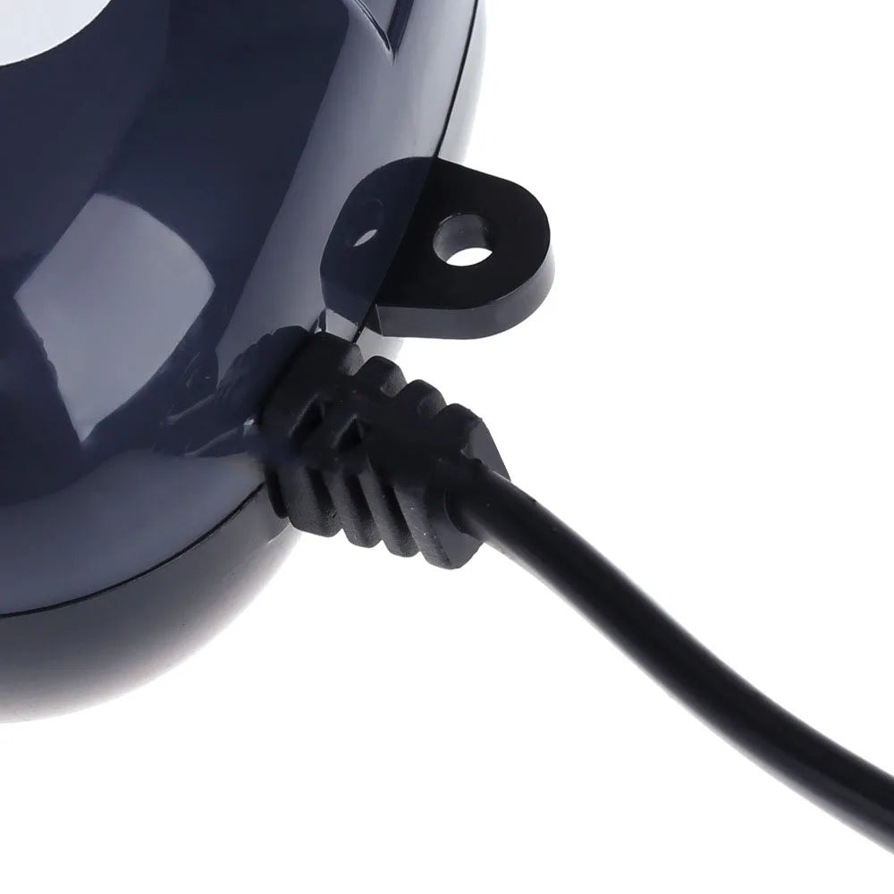Mini Aquarium Air Pump - Single/Double Outlet Compressor with Check Valve Tube for Fish Tanks - 220V 3W/5W