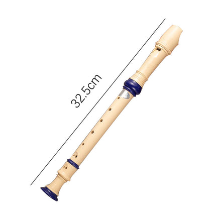 Professional 8-Hole Treble Flute – Soprano Recorder Clarinet, Adjustable, Food-Grade ABS, Non-Toxic Black Sound