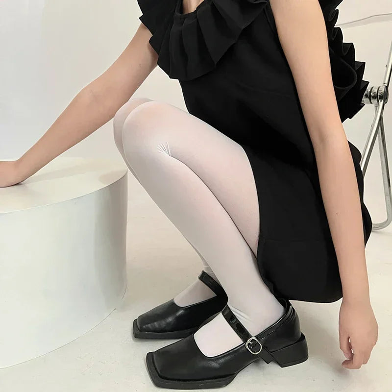 17-Color Women’s Velvet Tights - Seamless High-Stretch Anti-Run Pantyhose & Long Stockings