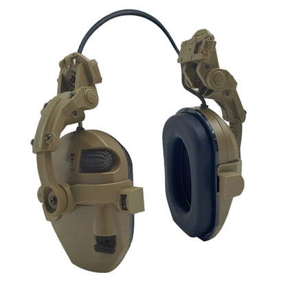 WK Tactical Electronic Shooting Earmuff – New Generation Noise-Reducing Headphones, NRR 23dB Helmet Version