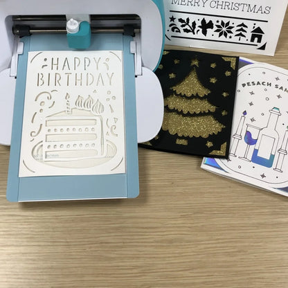 Cricut Insert Card Set – DIY Depth-Filled Birthday & Thank You Cards for Joy, Joy Xtra, Maker 3 & Explore 3