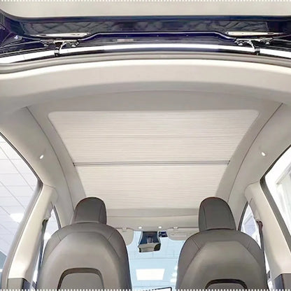 Magnetic Sunshade for Tesla Model Y 2022–2024 – Front & Rear Glass Roof Skylight Sunroof Accessory