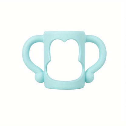 Durable Silicone Baby Bottle Handles – Food-Grade Transitional Sippy Cup Grip for Wide-Neck Bottles