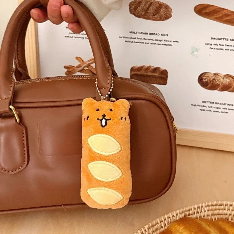 Cute Food Plush Pendant Bag Keychain - Creative Decorative Hanging Charm 1/3 Pcs
