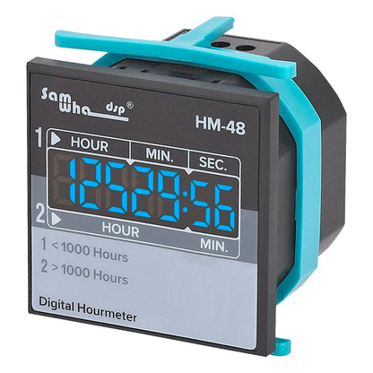 Samwha DSP HM-48 / HM48D Hour Meter – Digital Equipment Runtime Counter Gauge Industrial Timer Display