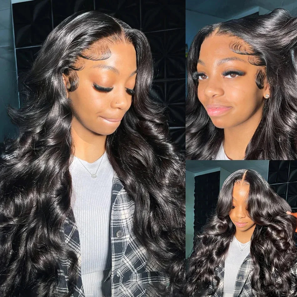 200 Density 30-40 Inch 13x6 HD Lace Frontal Body Wave Wig – Remy Human Hair, 13x4 Lace Front Wig for Black Women