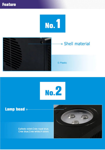 Spectra Nano 029 Aquarium Light 30W – Touch Control Saltwater Lighting for Coral Reef Fish Tanks