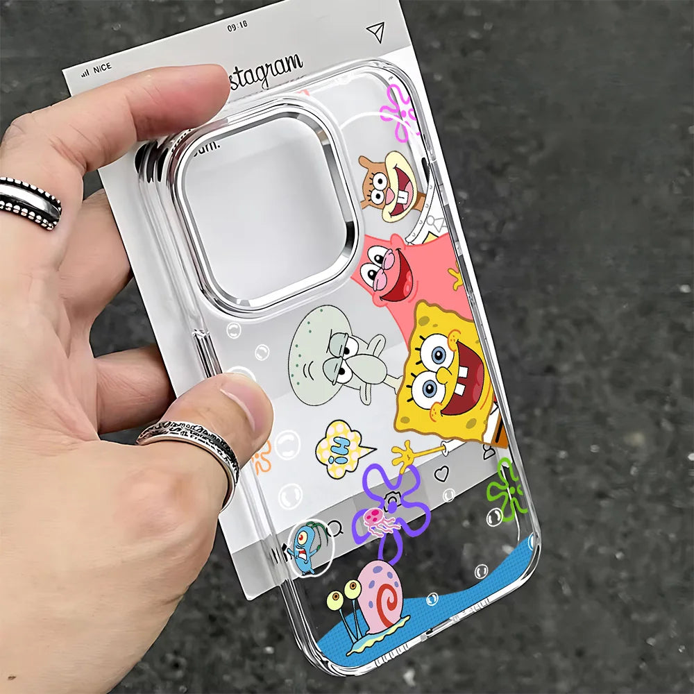 Funny Cartoon Phone Case - Soft Clear Protective Cover for iPhone 17, 16, 15, 14, 13 & More