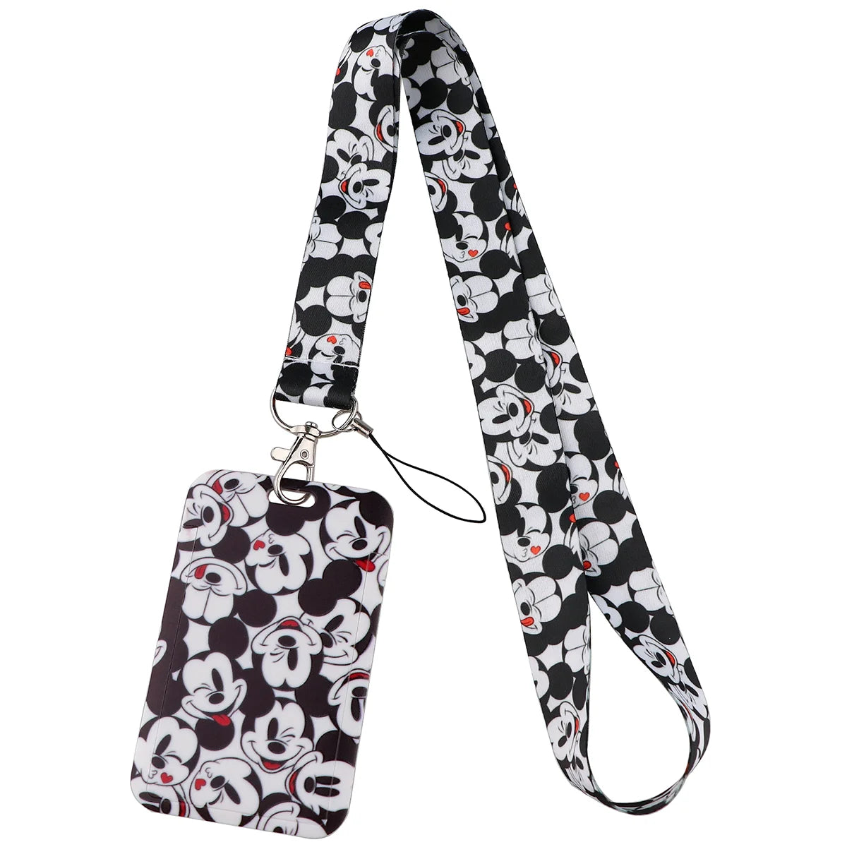 Cartoon Stitch Credential Holder Lanyard – Cute Neck Strap for Keychain, Pass & Credit Card Holder Accessories