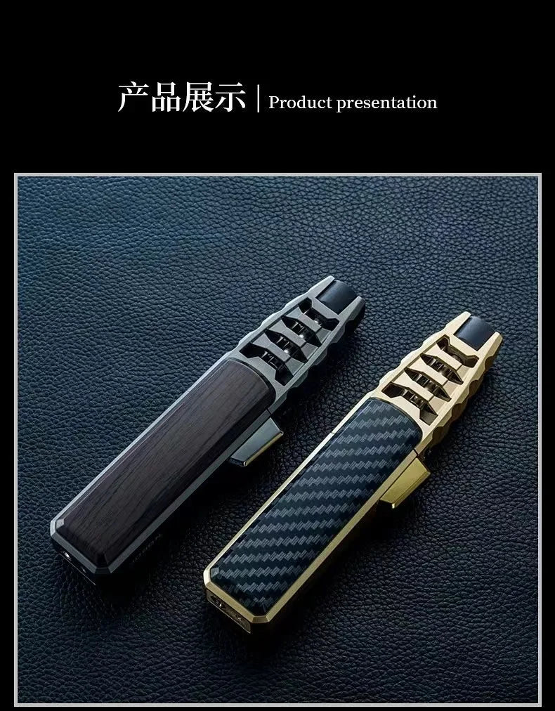 New JOBON Windproof Pen Jet Butane Lighter — Metal Airbrush Torch for Cigar, BBQ & Kitchen