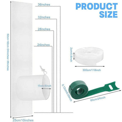 AGOUP Portable Air Conditioner Window Seal Kit for Sliding & Tilt Windows AC Exhaust Outlet Cover