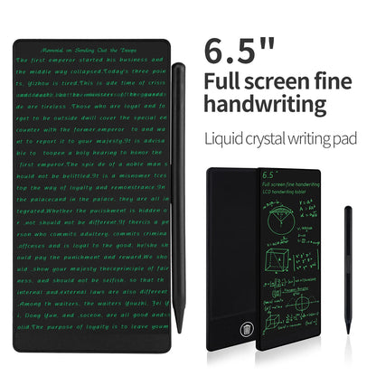 6.5-inch Full Screen Superfine Handwriting LCD Writing Tablet: Magnetic Sketch Pad, Liquid Crystal Drawings Board for Meeting Content