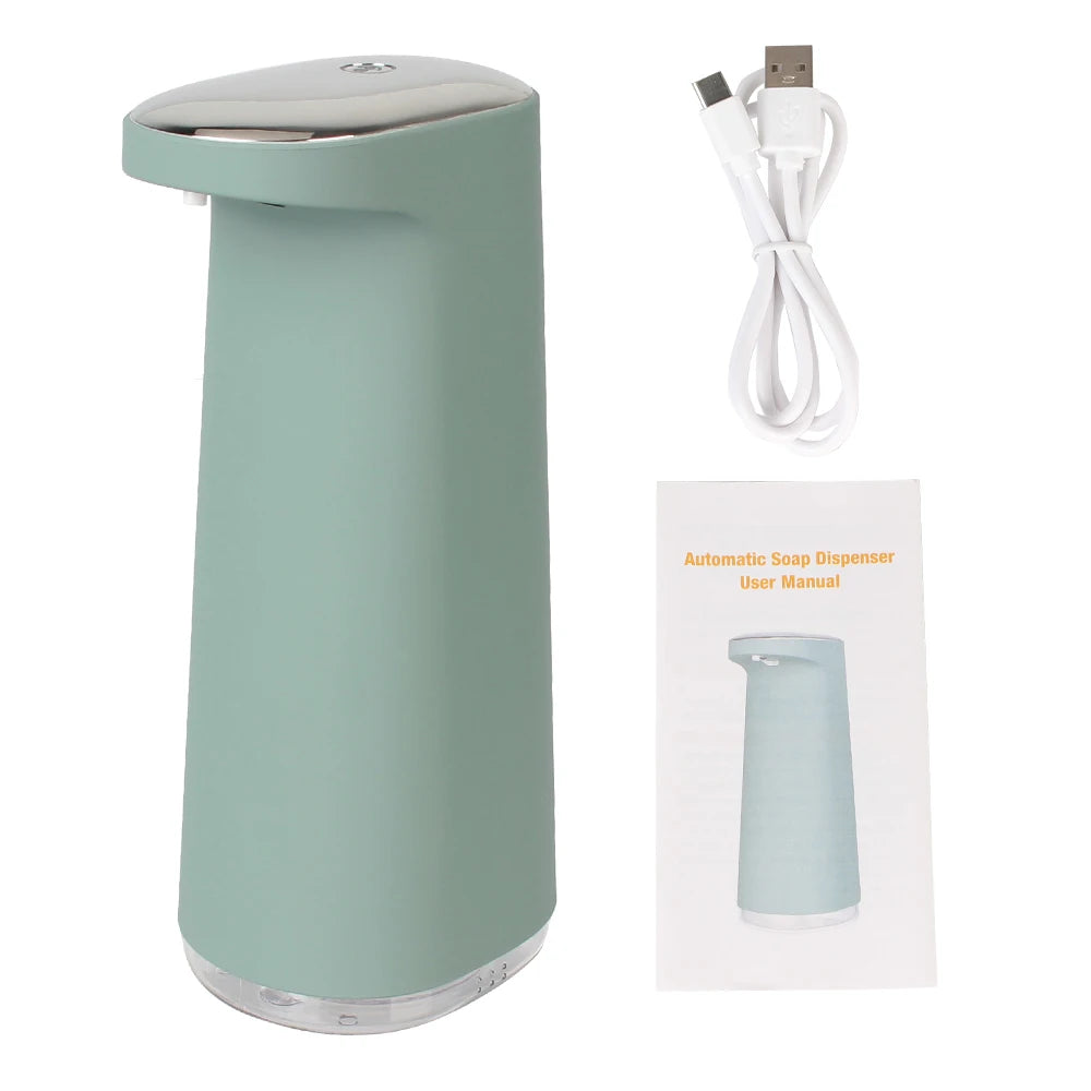 450ML Touchless Automatic Foaming Soap Dispenser — USB Rechargeable Hand-Free Bathroom & Kitchen Use