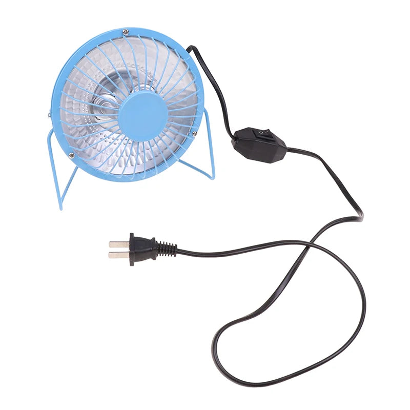 Mini Portable Electric Heater - Quiet Room Thermostat Heating Fan for Indoor Office, Bedroom - Choose 4" or 6" Size