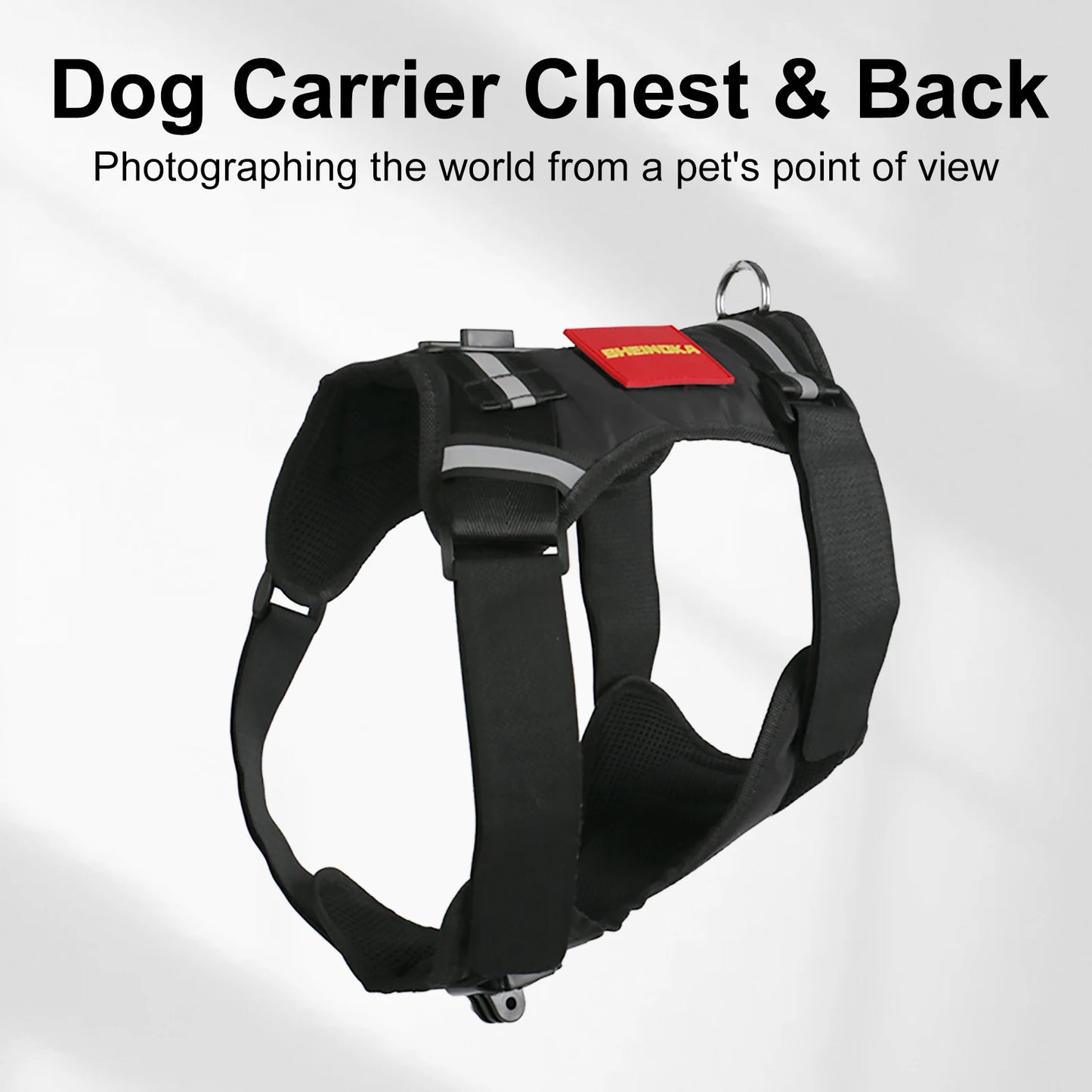 Sheingka Adjustable Sports Camera Chest Strap – Dog Harness Holder for GoPro Hero 4–12
