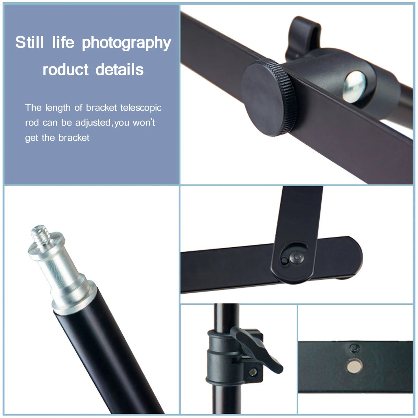 26CM Ring Light Tripod Stand: Photography Lighting for Phone, LED Selfie Ringlight with Remote - Ideal for Video, YouTube, and Live Cooking