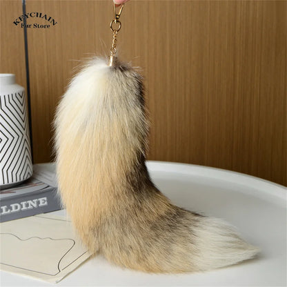Cute Fluffy Bunny Fur Keychain – Plush Pom Pom Bag Charm and Car Key Ring with Hair Bow