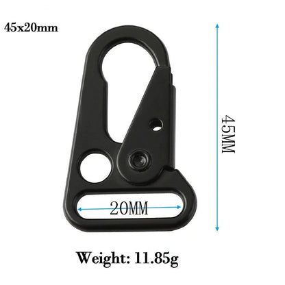Aluminum Eagle Hook Carabiner Buckle – 10 Sizes Outdoor Climbing Strap Clip Tool