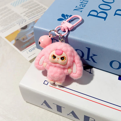 Kawaii Plush Keychain – Cute Aesthetic Bag Charm for Women, Wedding & Party Gifts