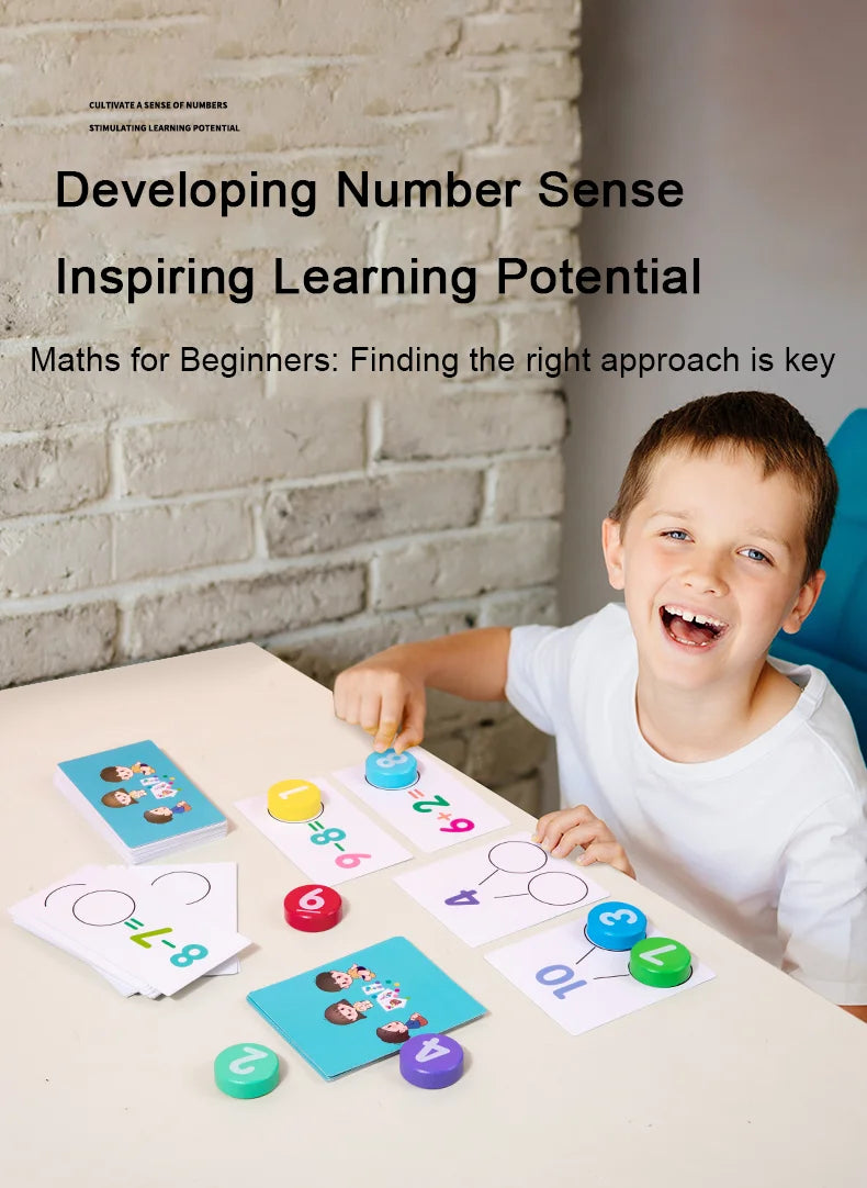 Children's Math Early Education Toy – Number Cognition & Mathematical Operations Learning Aids
