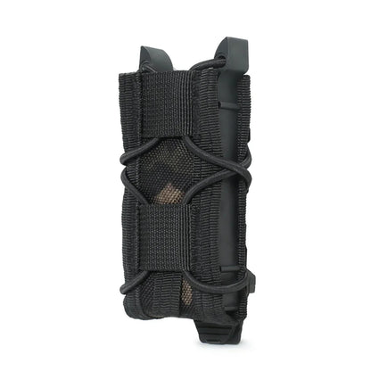 Tactical Molle Magazine Pouch - 9MM Pistol Mag & Flashlight Holder