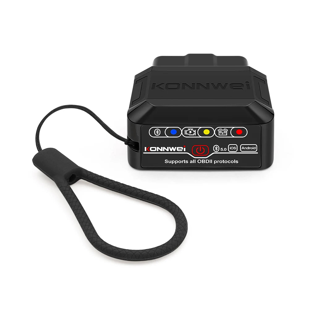 KONNWEI KW906 OBD2 Scanner – Bluetooth 5.0 ELM327 V1.5 Car Diagnostic Tool & Code Reader for Android/iOS