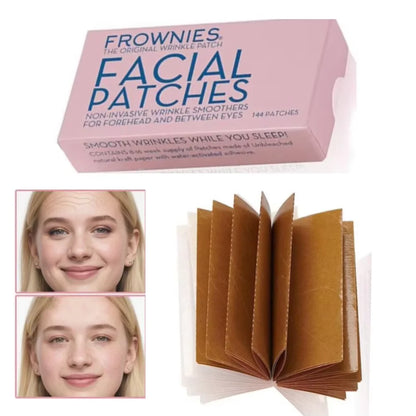Frownies Anti-Wrinkle Patches - C-Shaped Forehead Face Lift and Skin Smoothing Tape