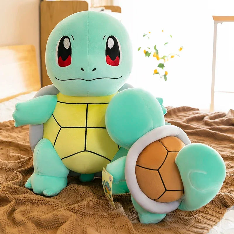 45cm Squirtle Plush Doll – Large Kawaii Pokémon Stuffed Turtle Pillow, Cute Christmas Gift Toy for Boys & Girls