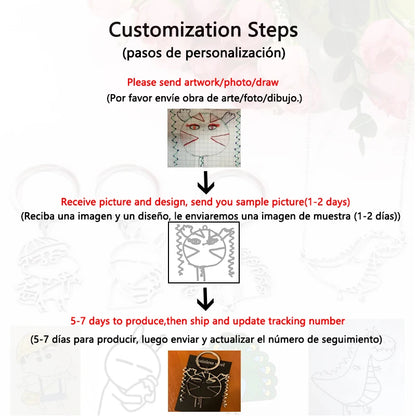 Personalized Children’s Drawing Keychain – Custom Kids Artwork Photo & Logo Car Keyring Gift