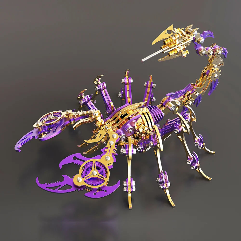 3D Metal Mechanical Insect Puzzle – Anti-Stress Assembly Toy Kit for Kids and Adults