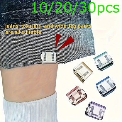Invisible Hem Shortening Clips - Anti-Slip Pants Leg Fixing Grips for Seamless Hems