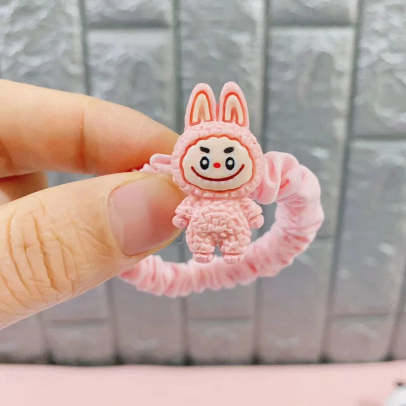 Cute Anime Hair Ropes – Elastic Hair Ties for Women and Girls
