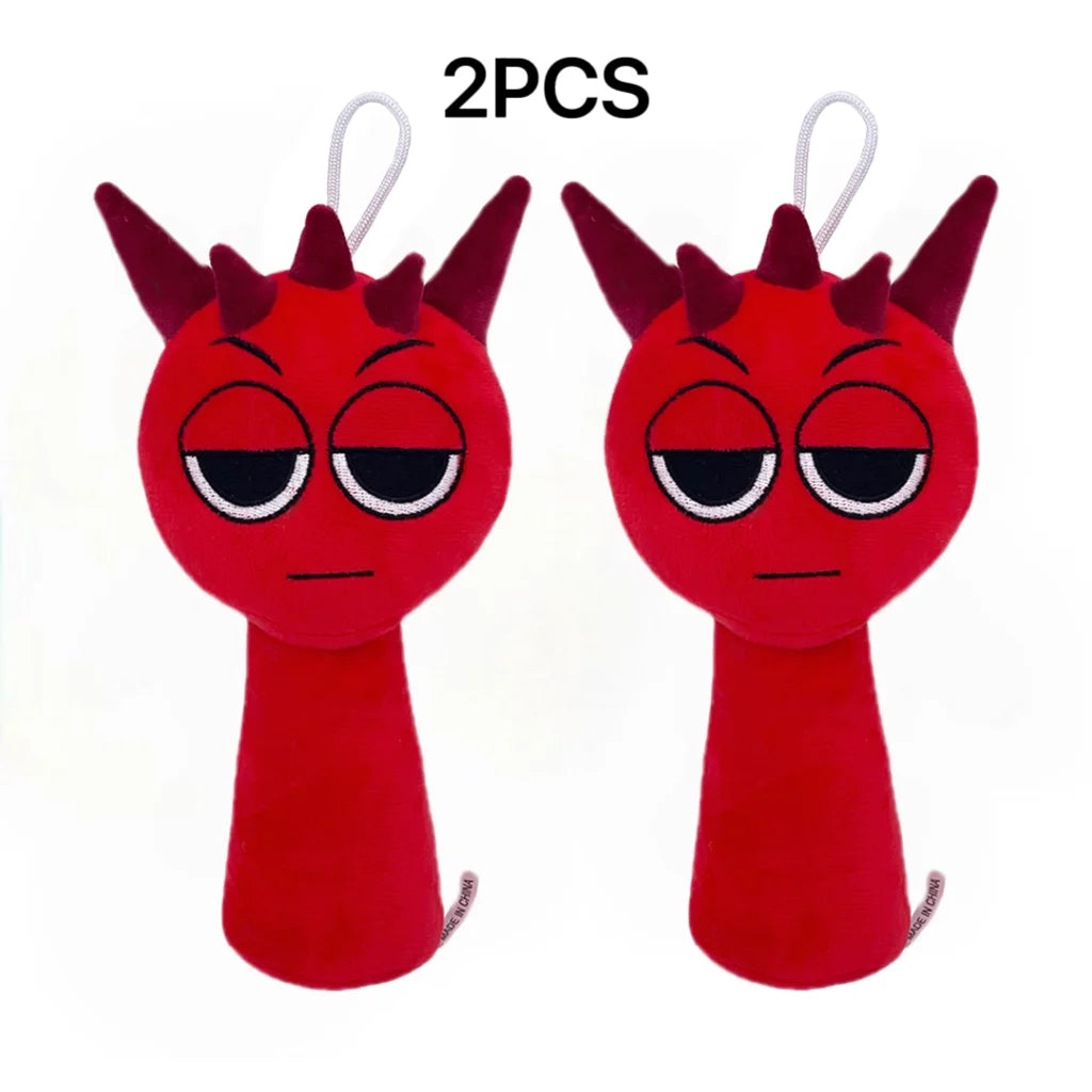 Sprunki Plush Toys – Cute Horror Game Cartoon Soft Stuffed Pillow for Kids, Birthday & Christmas Gift