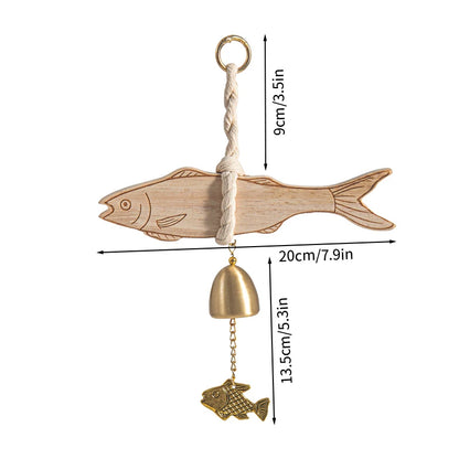 Wooden  Wind Chime Door Bell – Home & Room Decor, Front Door Reminder Bell