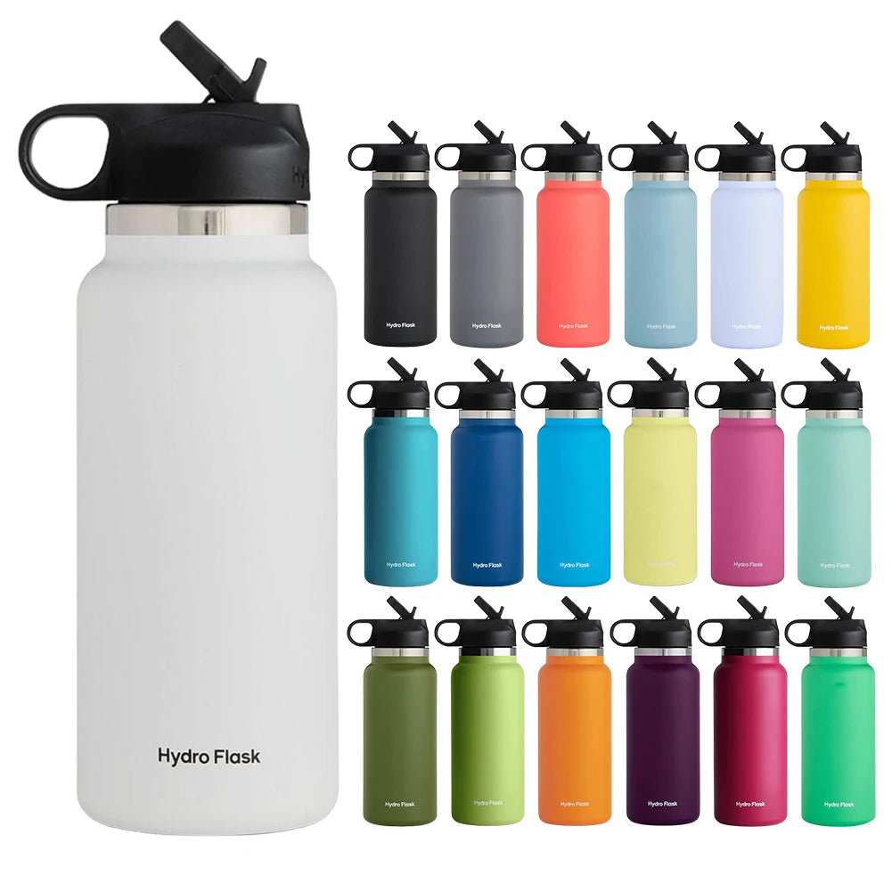 40oz Insulated Water Bottle – Stainless Steel Vacuum Flask, Keeps Drinks Hot & Cold, Flex Cap