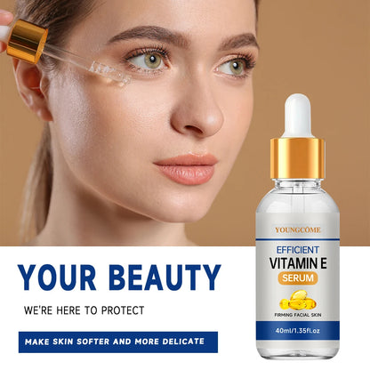 Vitamin E Facial Serum – Moisturizing Skin Care Essence for Pore Care, Fine Lines & Dark Spot Appearance