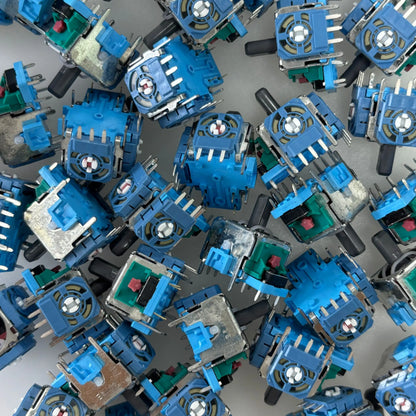 100pcs Original Blue 3D Analog Stick Potentiometers – Replacement for PS5 DualSense Controller Joystick Buttons