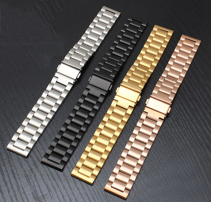 22mm/20mm Metal Watch Strap – Compatible with Garmin Vivoactive 3/4/5, Forerunner 245/645/745/965, Venu 2/3, SQ2 Music