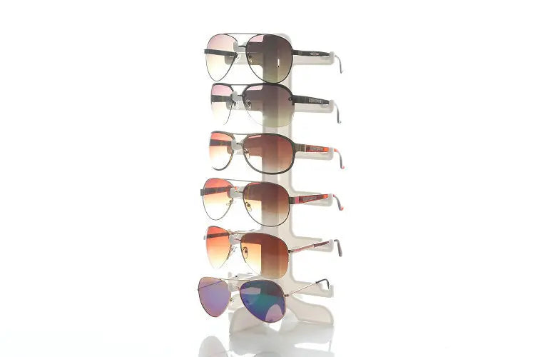 Plastic Sunglasses & Eyeglasses Display Stand — Space-Saving Home Organizer Shelf