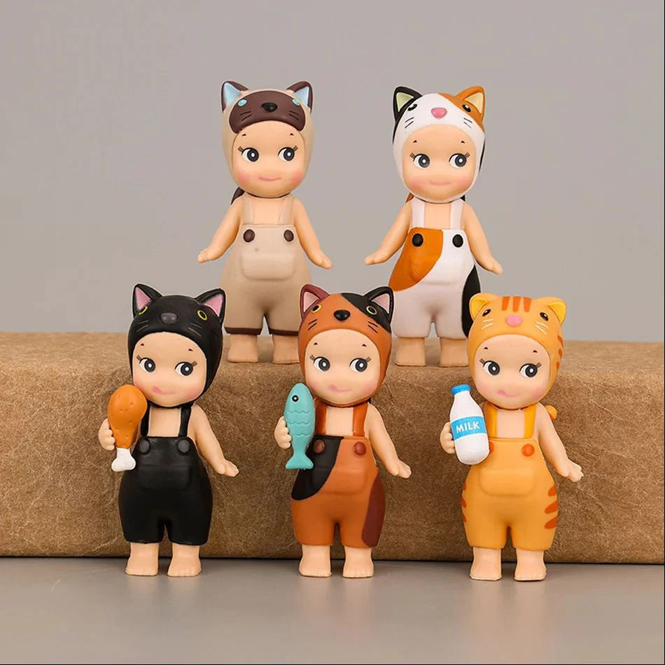 Anime Cat Life Figure - Instant Noodle Scene PVC Collectible Ornament and Desk Decor Gift