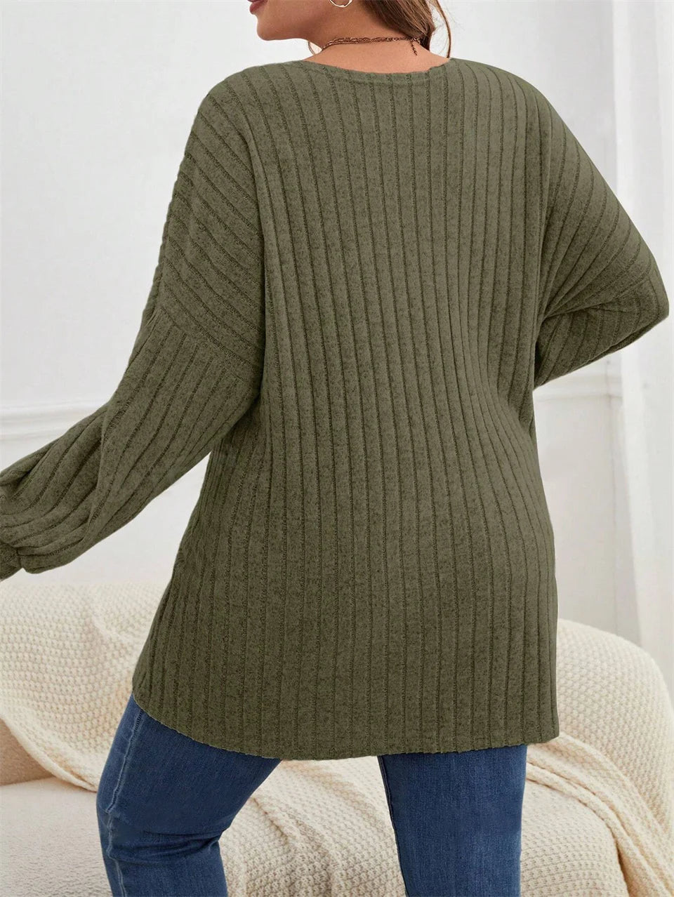 GIBSIE Plus Size Women's Autumn & Winter Solid Color Loose Cardigan – Casual Long-Sleeved Open Front Knitted Coat 2024