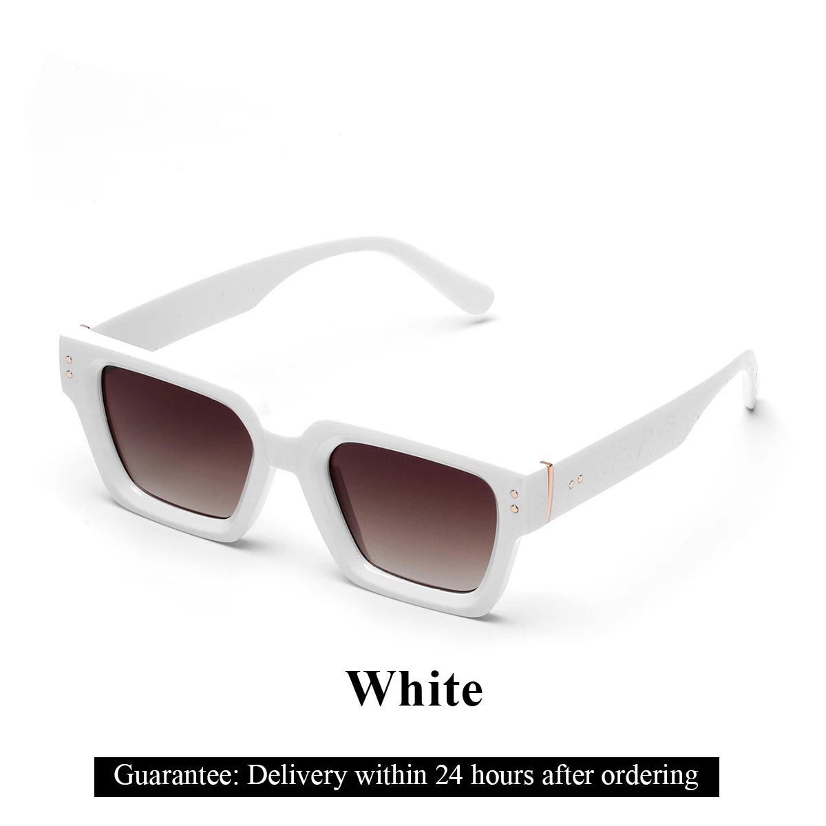 Ruiao 2024 Luxury Premium Designer Sunglasses – Black Square Shades for Men & Women