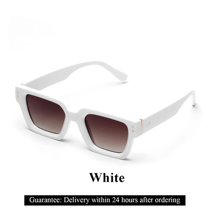 Ruiao 2024 Luxury Premium Designer Sunglasses – Black Square Shades for Men & Women