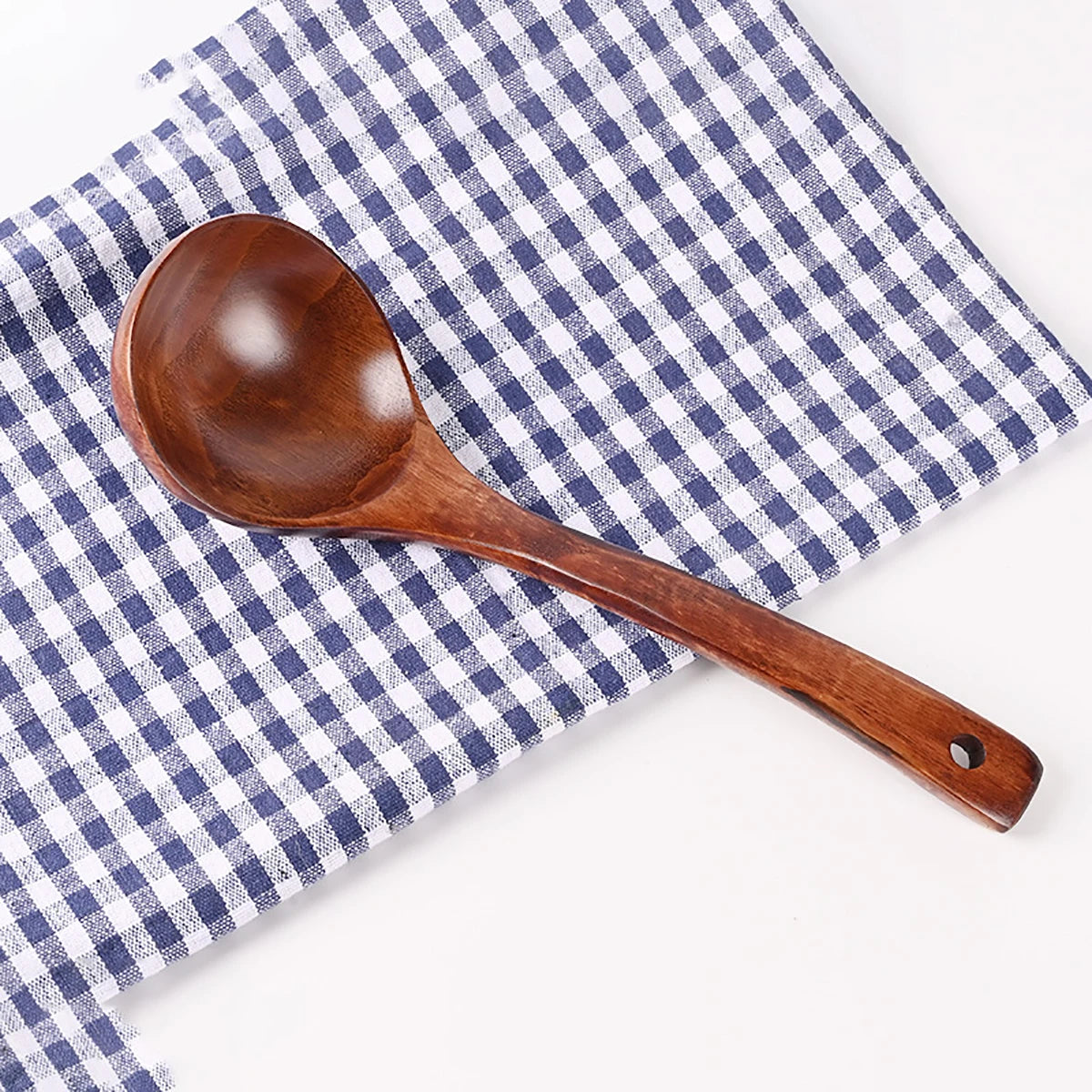 Komu Wooden Soup Ladle — Non-Stick Kitchen Utensil for Cooking, Tableware & Catering Supplies