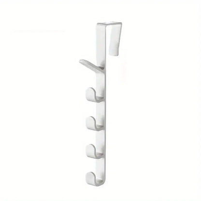 Over-the-Door Bedroom Hanger — Plastic Clothes & Bag Rack for Home Storage Organization