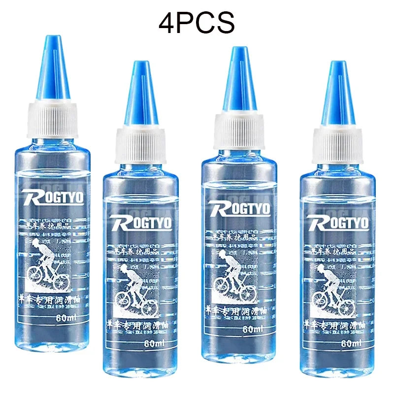 60ML Bicycle Chain Lubricant Oil – Dry Wax Lube for MTB & Road Bike Gear Maintenance, Smooth & Long-Lasting Performance