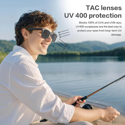 800W AI Smart Camera Glasses – Men Color-Changing Smart Sunglasses, Photo & Video Recording, Translation, Waterproof Call & Smart Wearable Eyewear