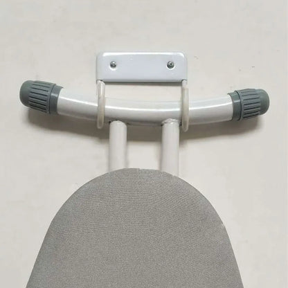 Maximize Laundry Space: Ironing Board Wall Mount Hook Hanger - Universal Holder for Home Laundry Room - Convenient Shelf Storage Rack for Laundry Accessories