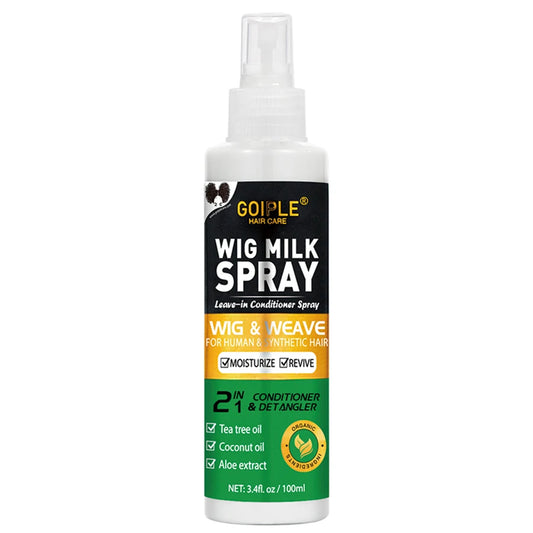 100ml Wig Milk Moisturizing Spray - Leave-In Conditioner for Synthetic Hair Frizz Control & Shine Care